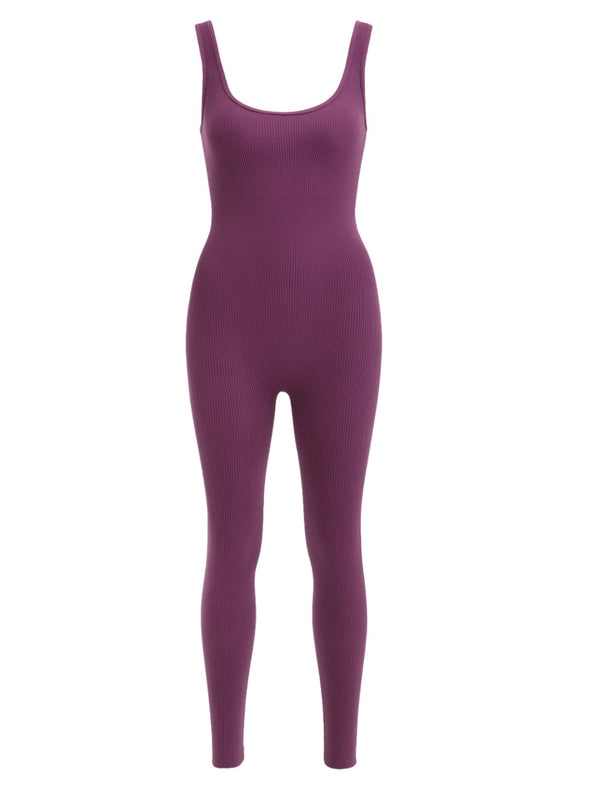 Sculpted Ribbed Jumpsuit
