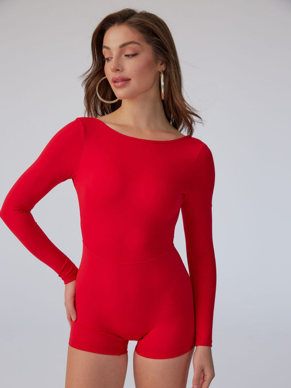 Scarlet Crossback Sculpt Jumpsuit