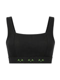 Strappy Black Sports Bra