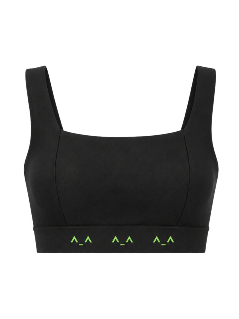 Strappy Black Sports Bra