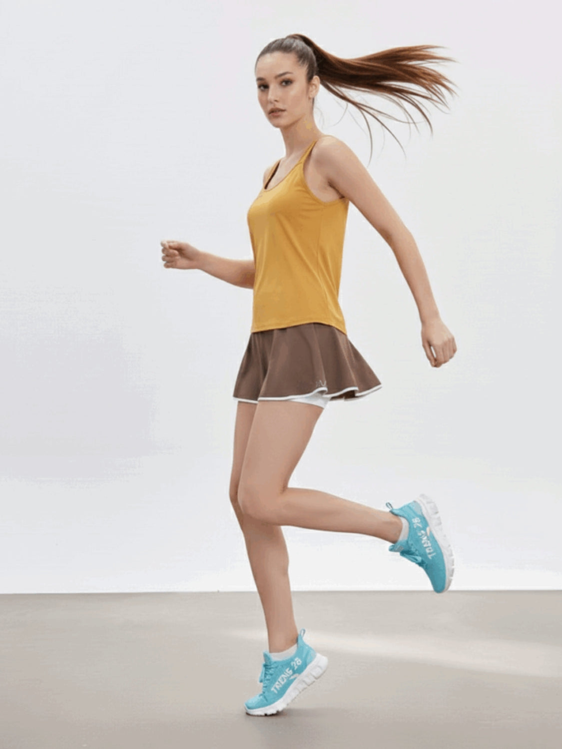 Back Tie Draped Tank