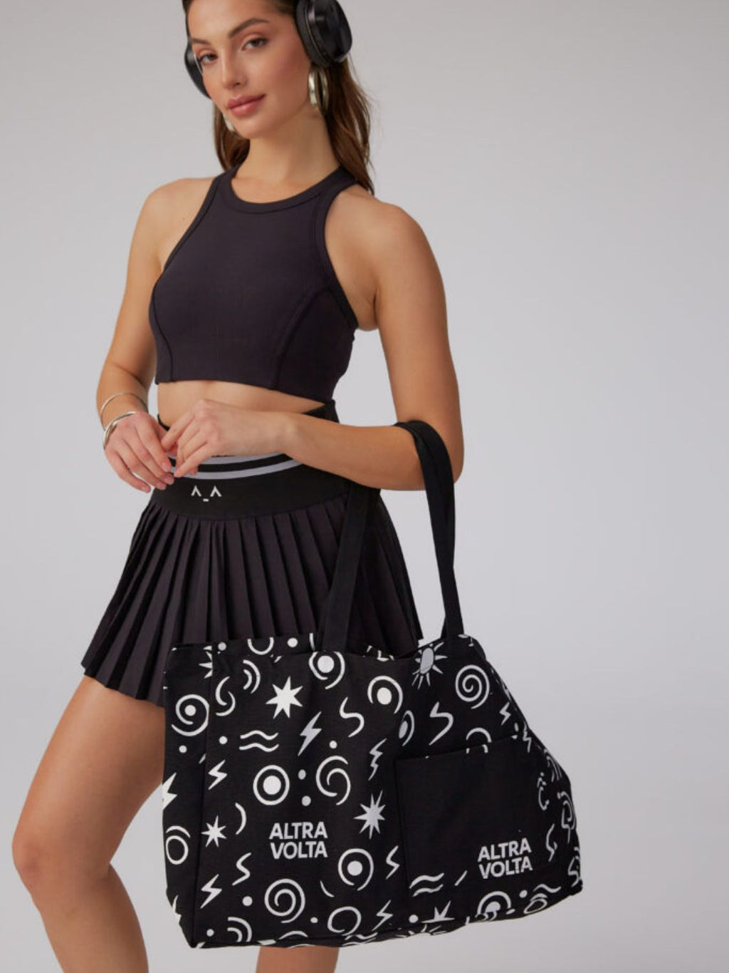 Court Black Tennis Skirt
