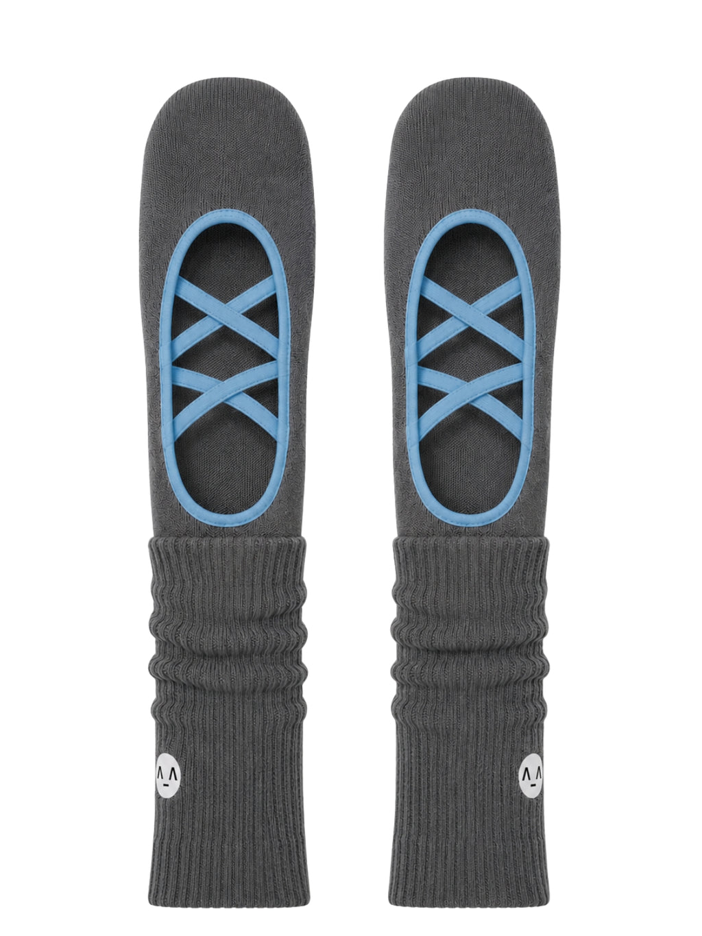 Grip Pilates Socks with Cross Straps