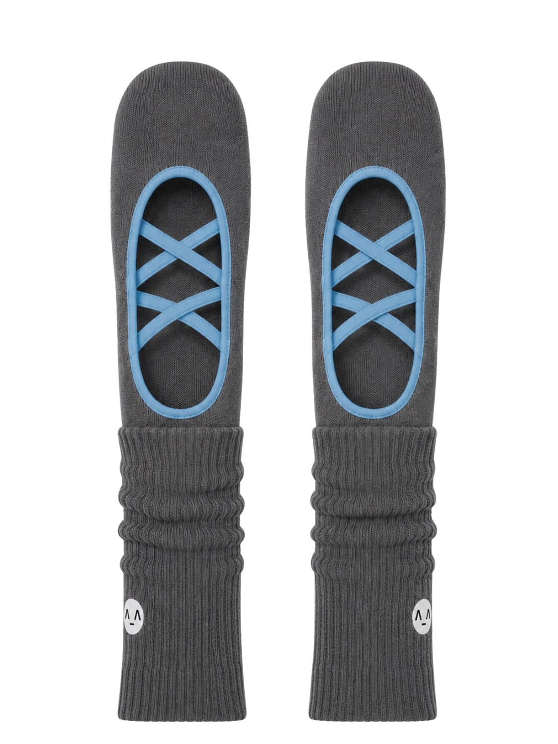 Grip Pilates Socks with Cross Straps