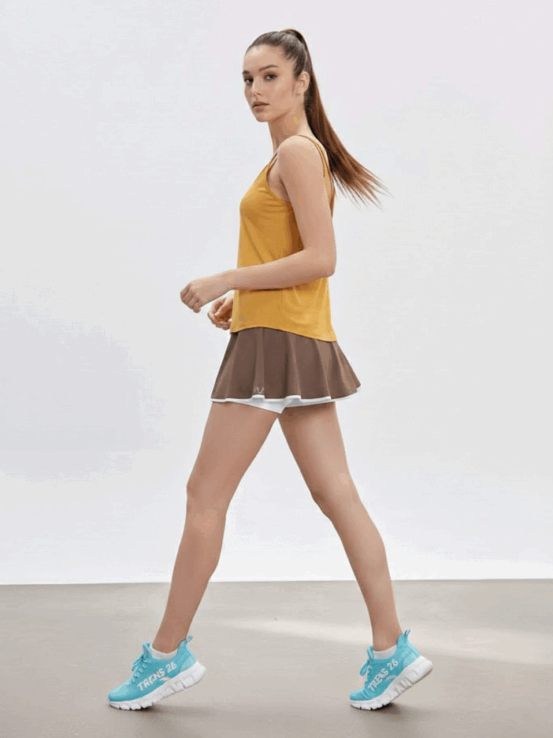 Back Tie Draped Tank
