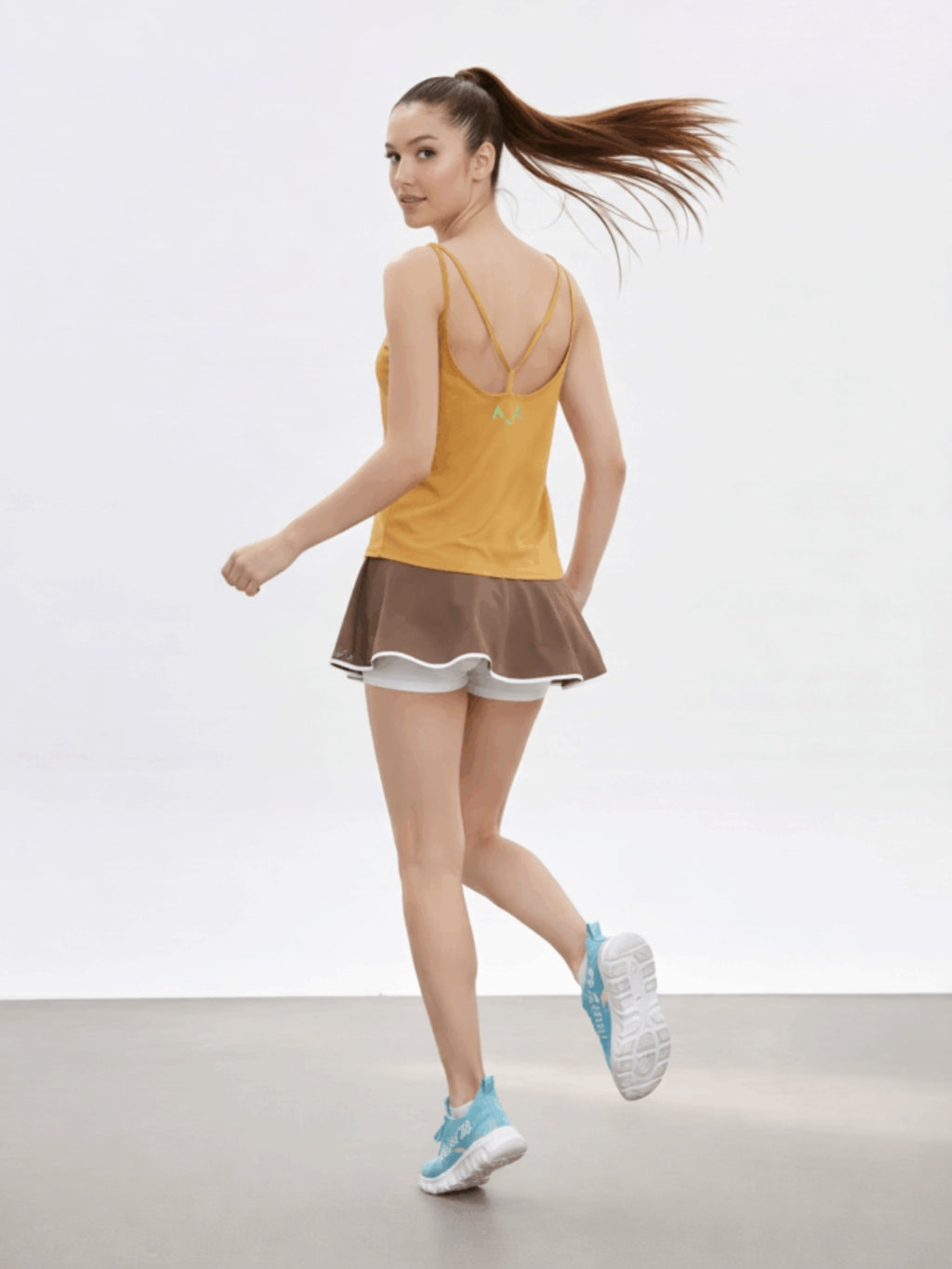 Back Tie Draped Tank