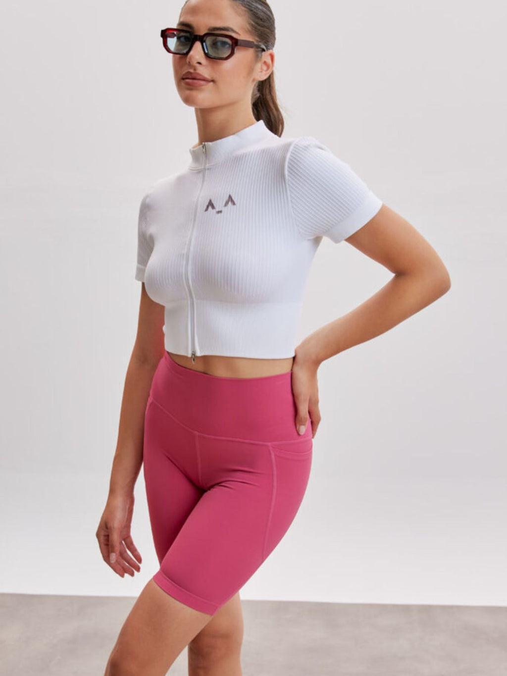 Hot Pink Sprint Biker Shorts