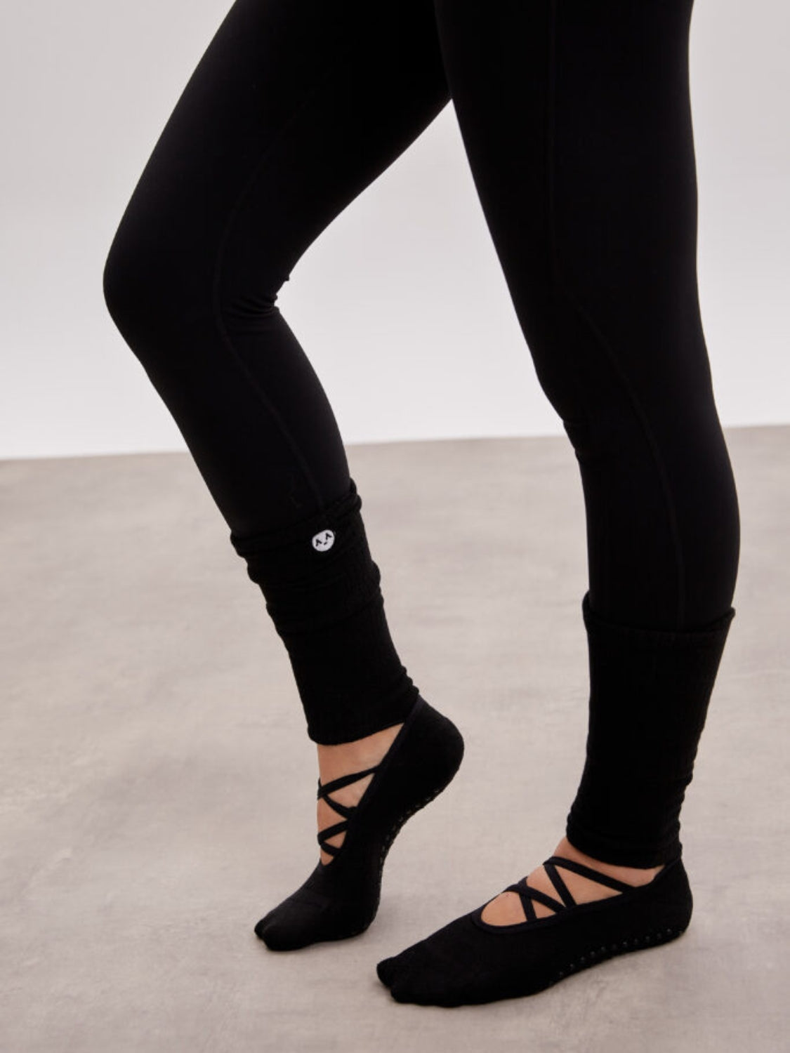 Grip Pilates Socks with Cross Straps