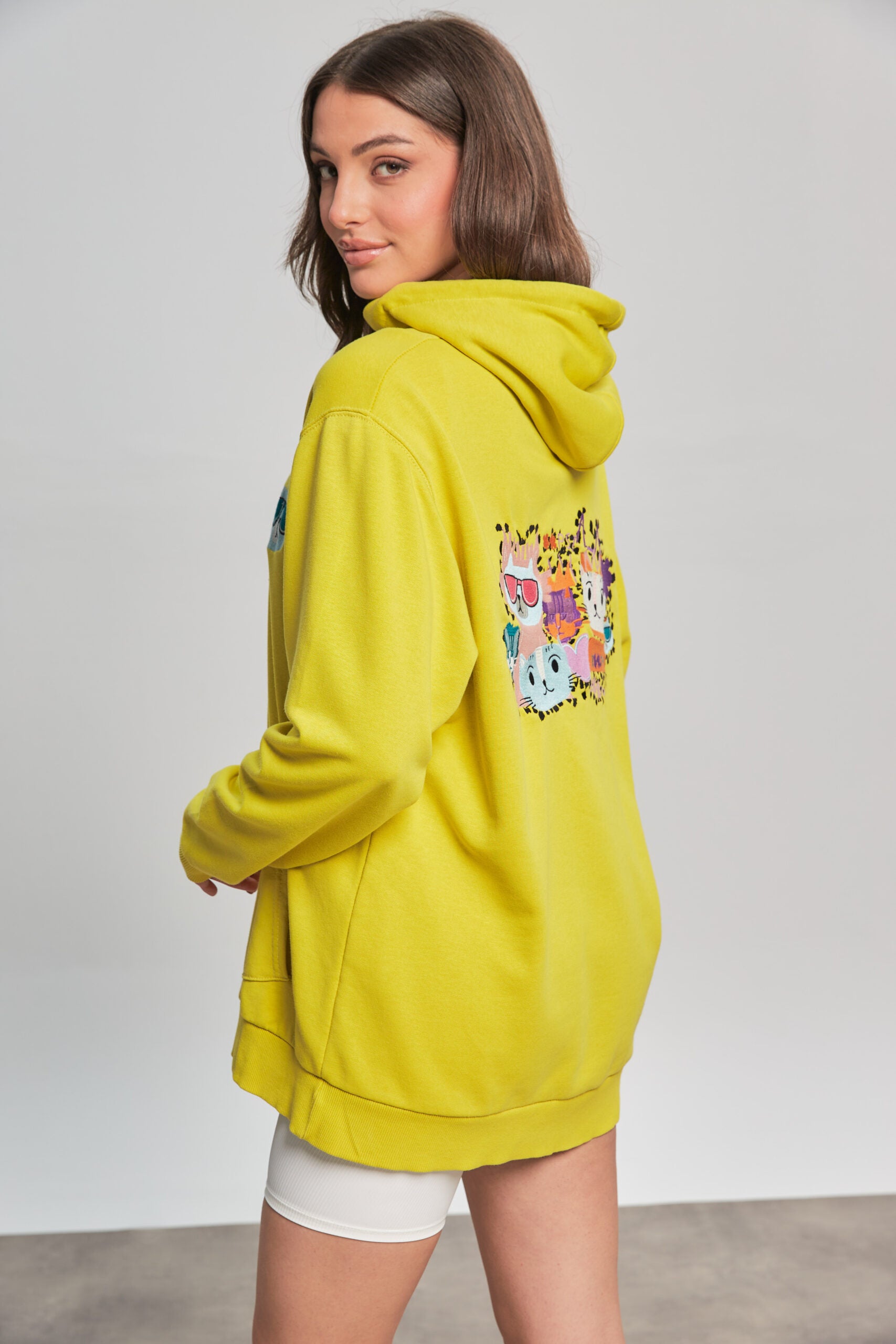 Oversized Yellow Hoodie