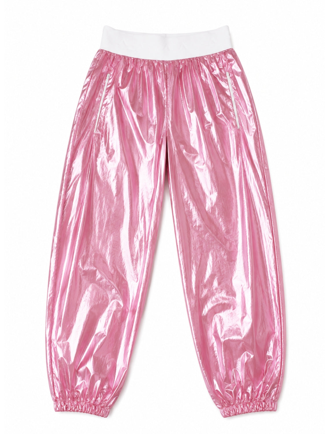 Radiant Rose Metallic Sweatpants