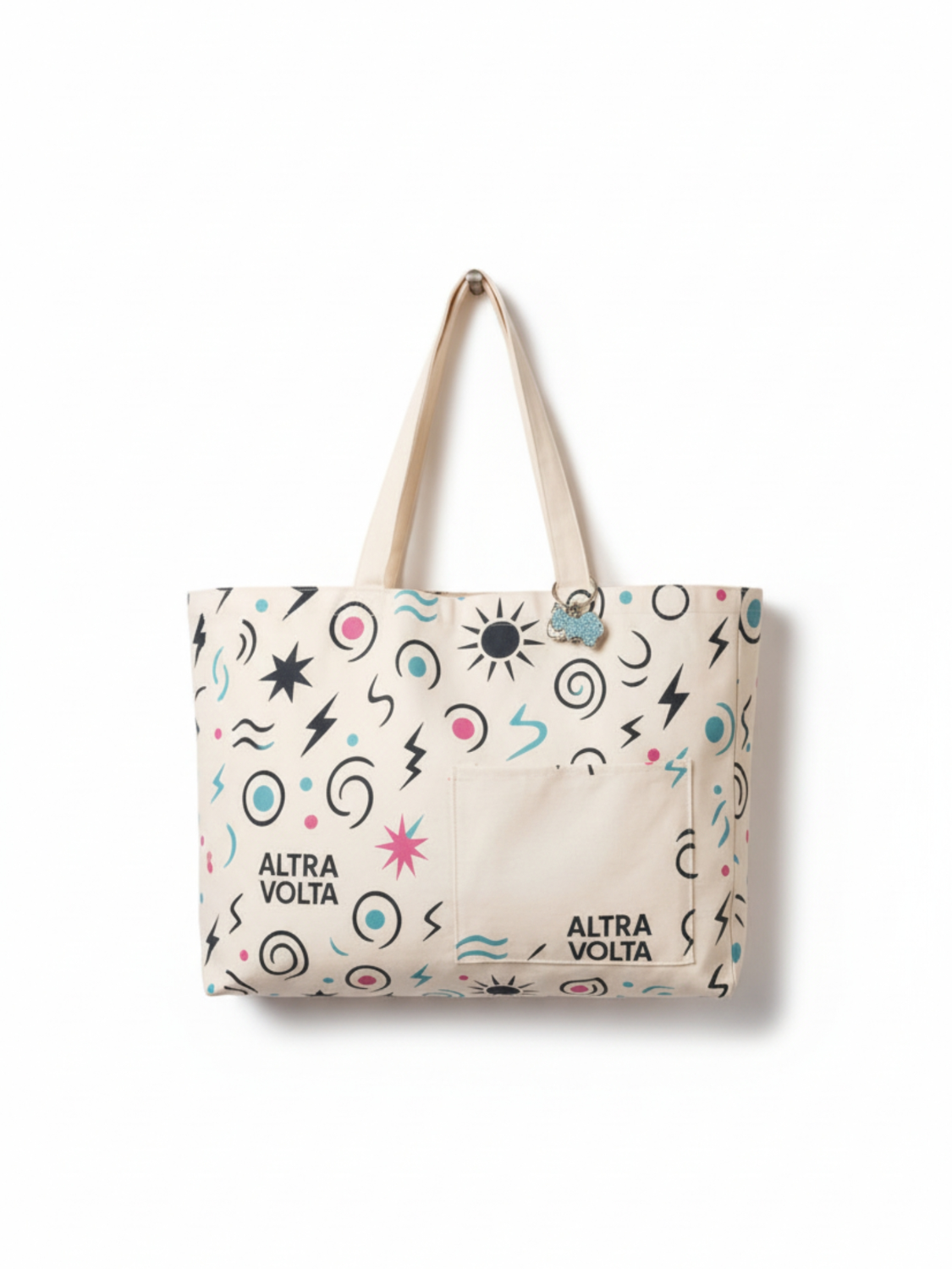 Altra Volta Large Graphic Canvas Tote Bag