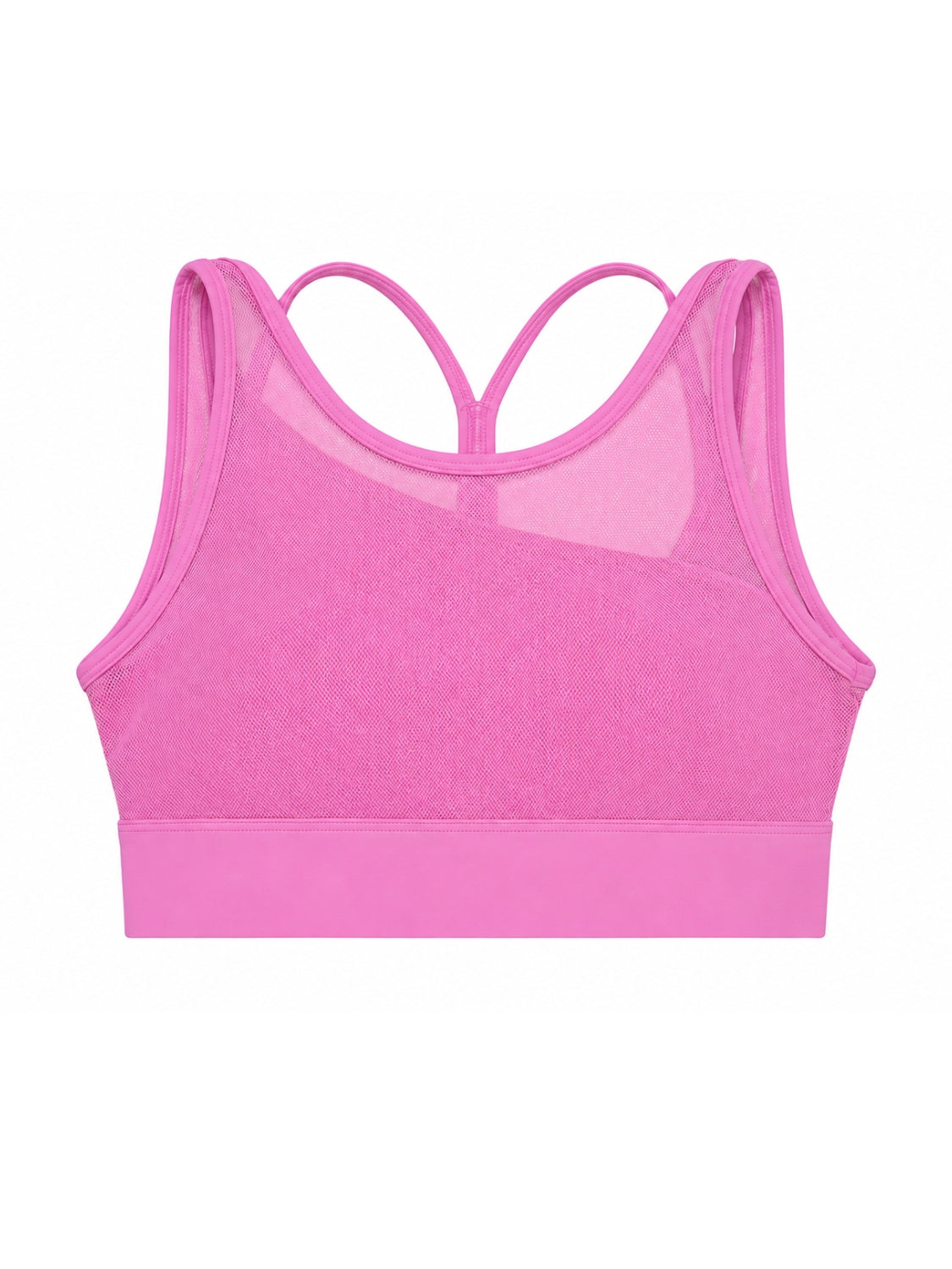 Pink Cross-Back Top