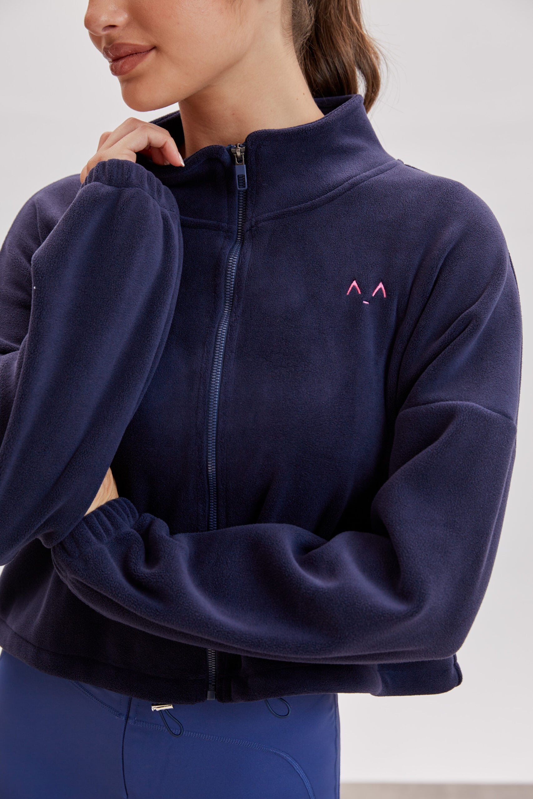 Blue Zip Fleece