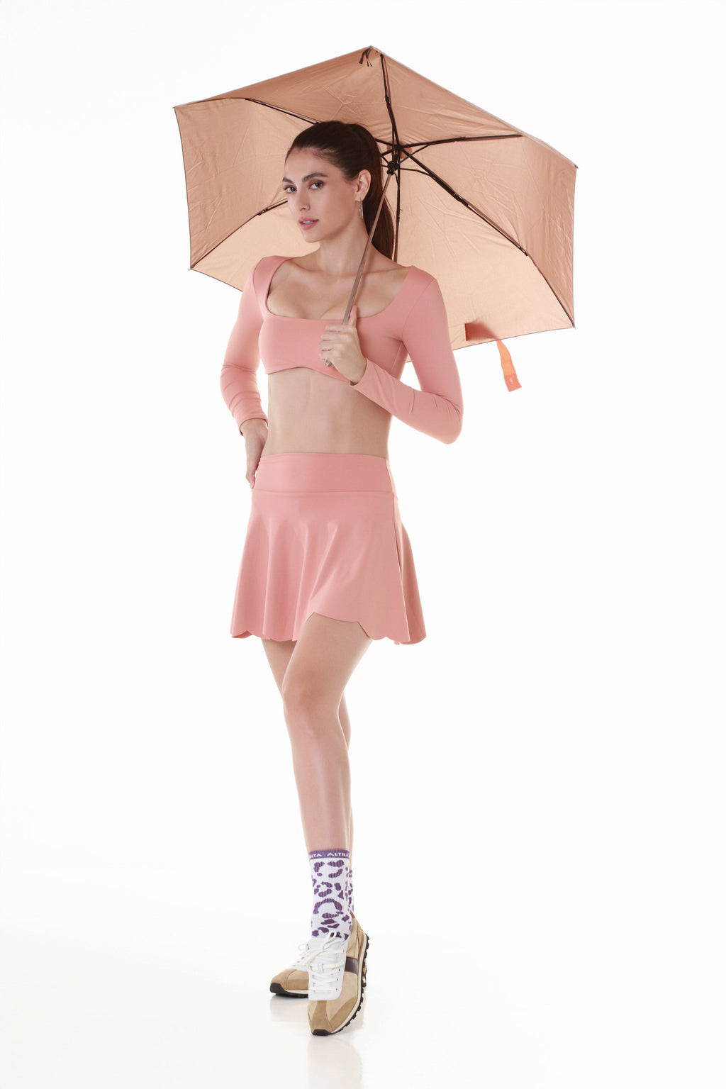 Baby Pink Ruffle Skirt