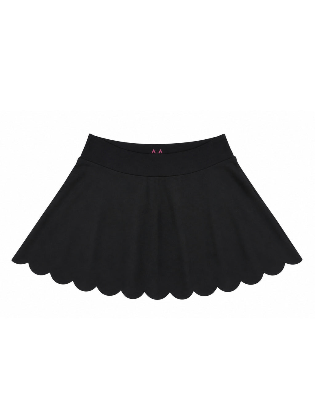 Smiley Black Tennis Skirt