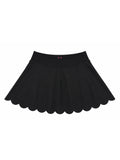 Smiley Black Tennis Skirt