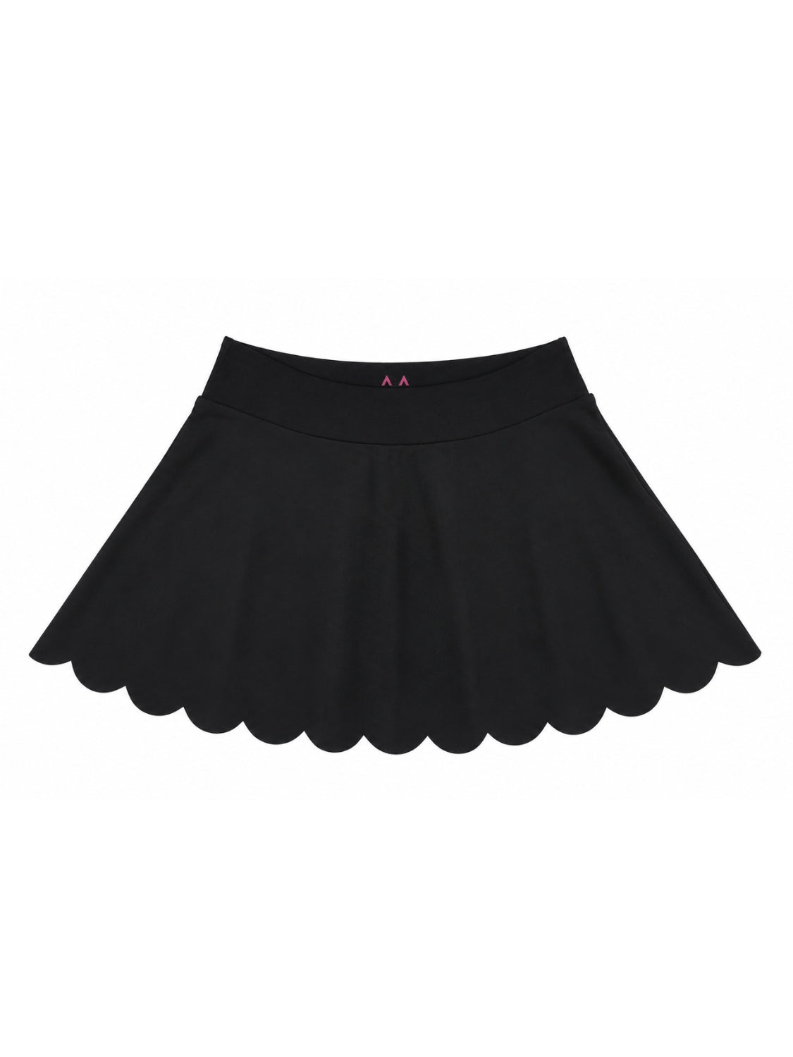 Smiley Black Tennis Skirt