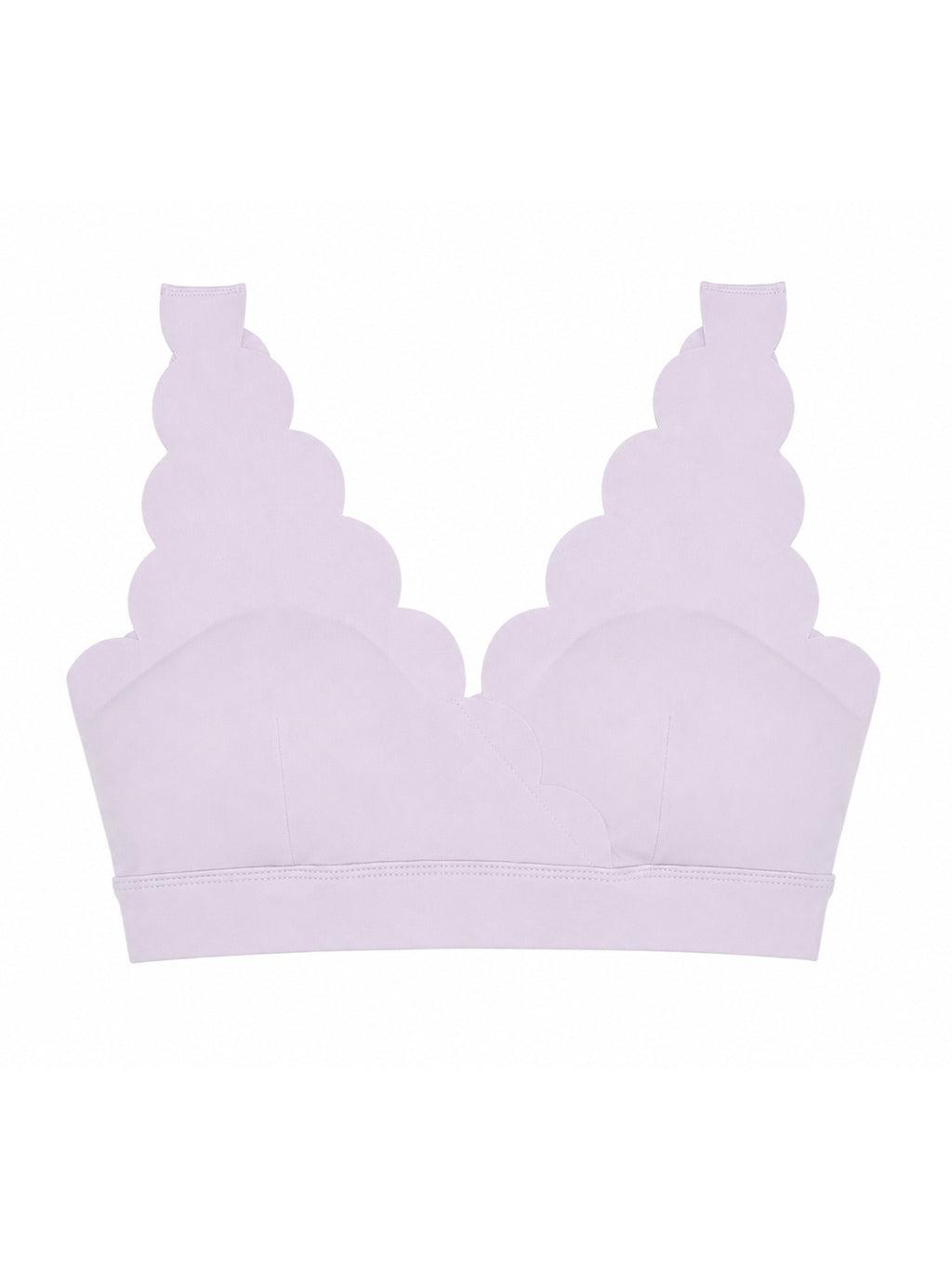Scallop Lilac Sports Bra