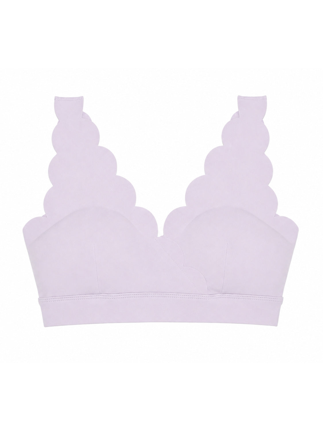 Scallop Lilac Sports Bra