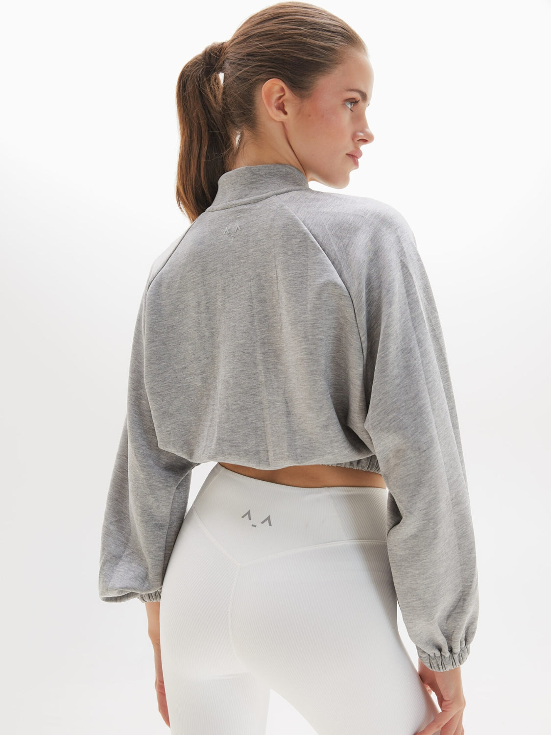 Altra Volta Cropped Sweatshirt with Twist Front