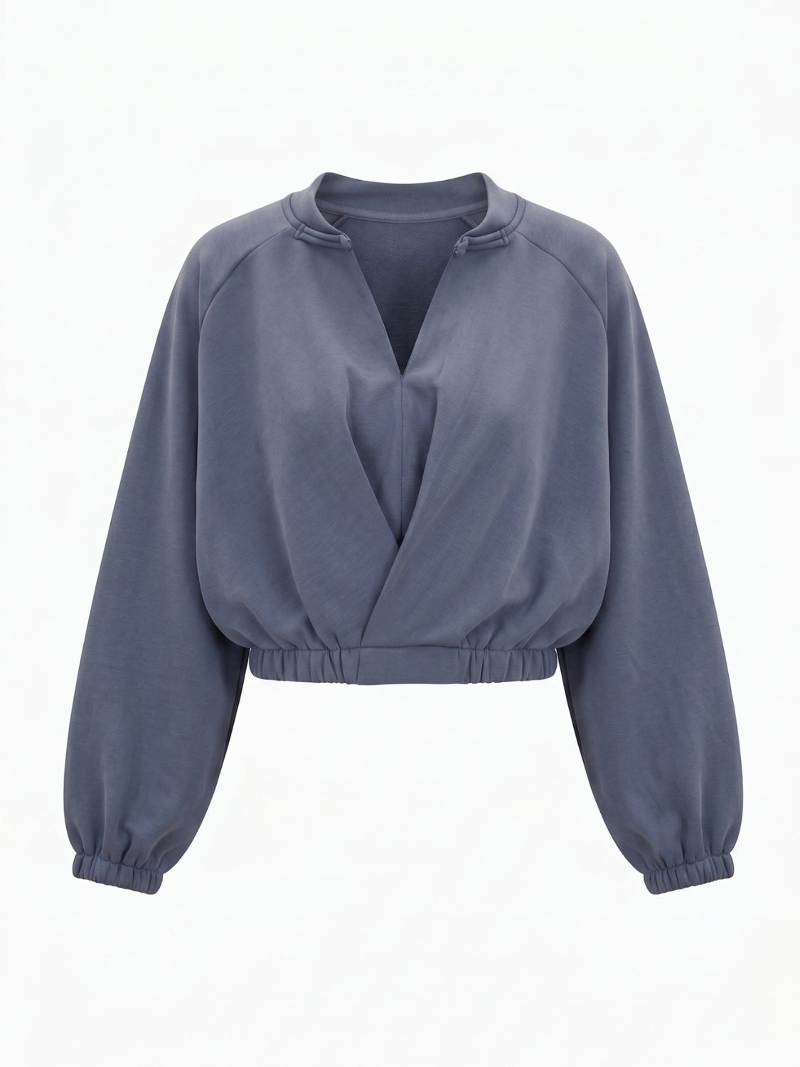 Altra Volta Cropped Sweatshirt with Twist Front