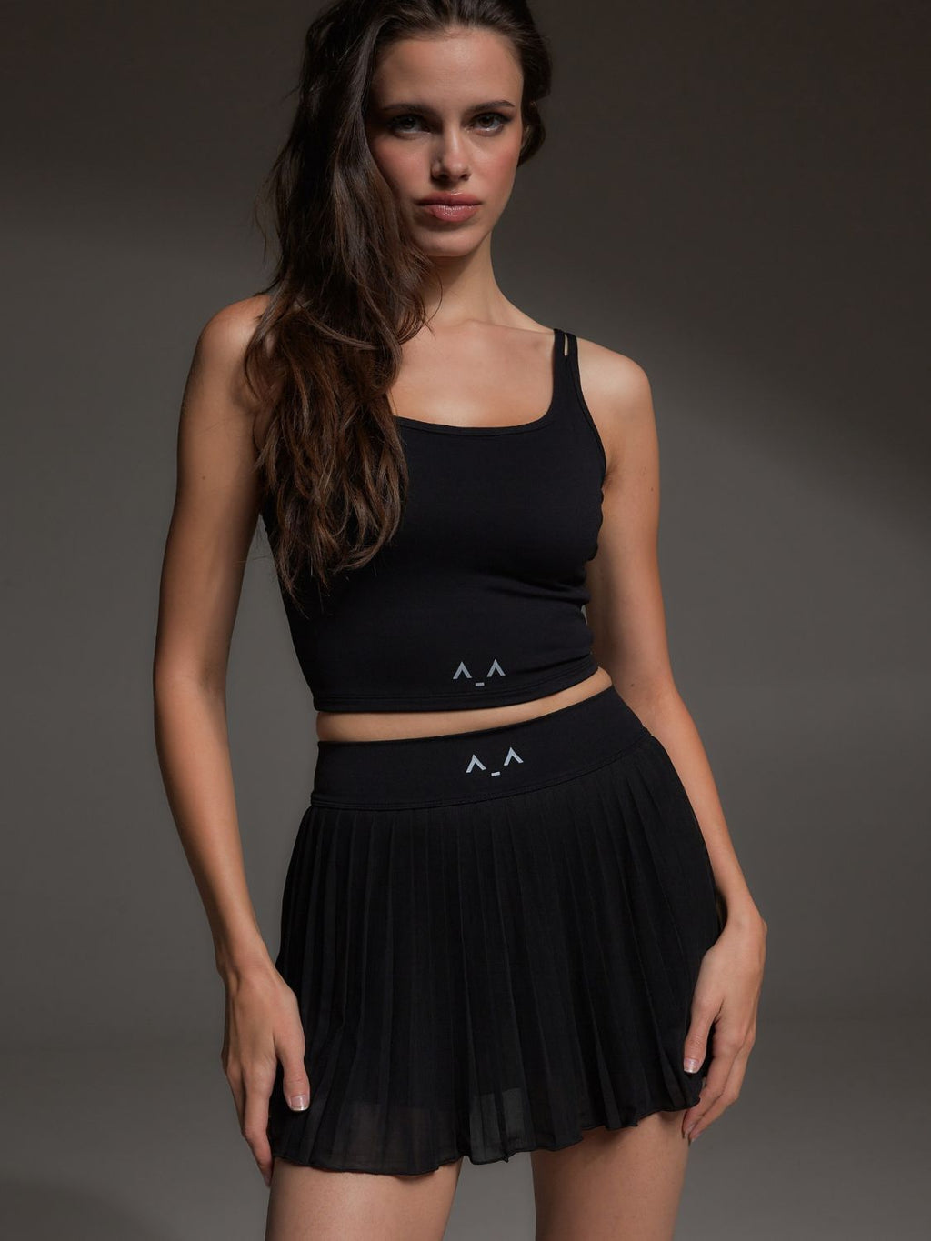 Pleated Active Skirt