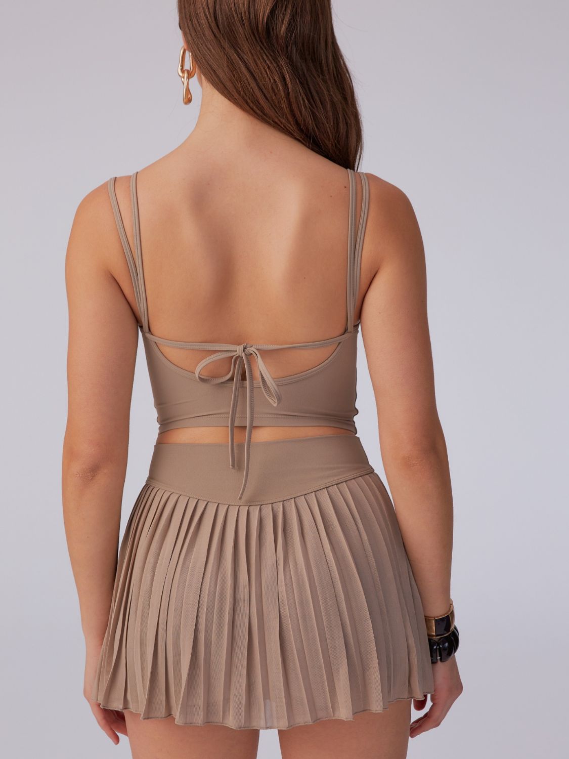 Pleated Active Skirt