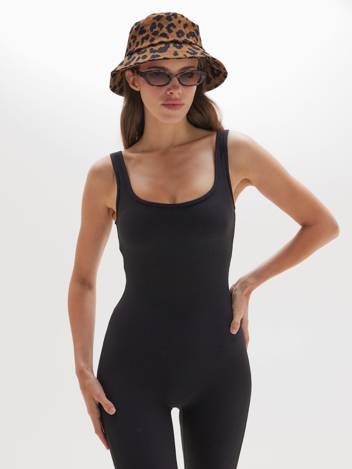 Black Rib Perfect Fit Jumpsuit