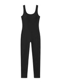 Black Rib Perfect Fit Jumpsuit