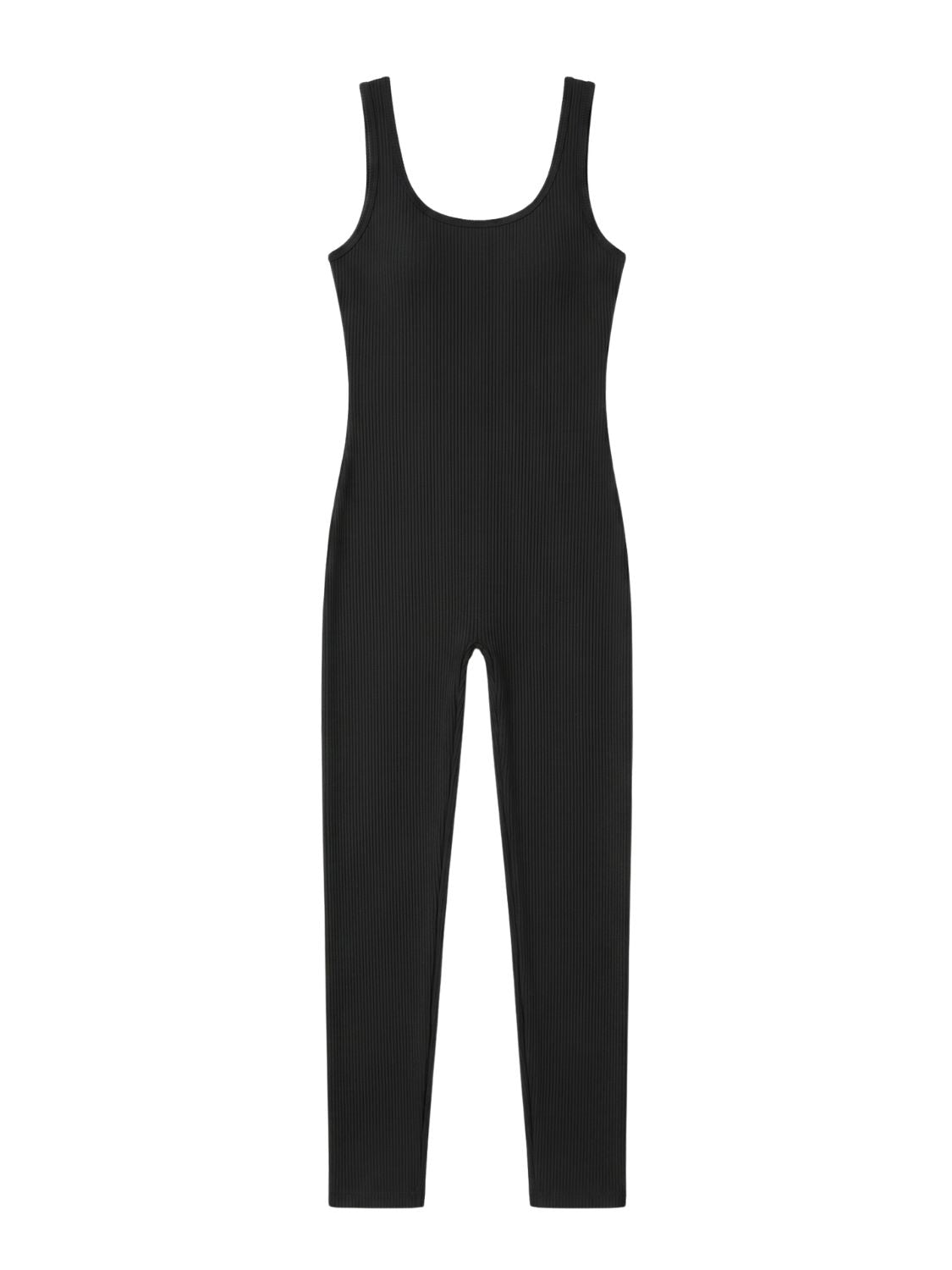 Black Rib Perfect Fit Jumpsuit