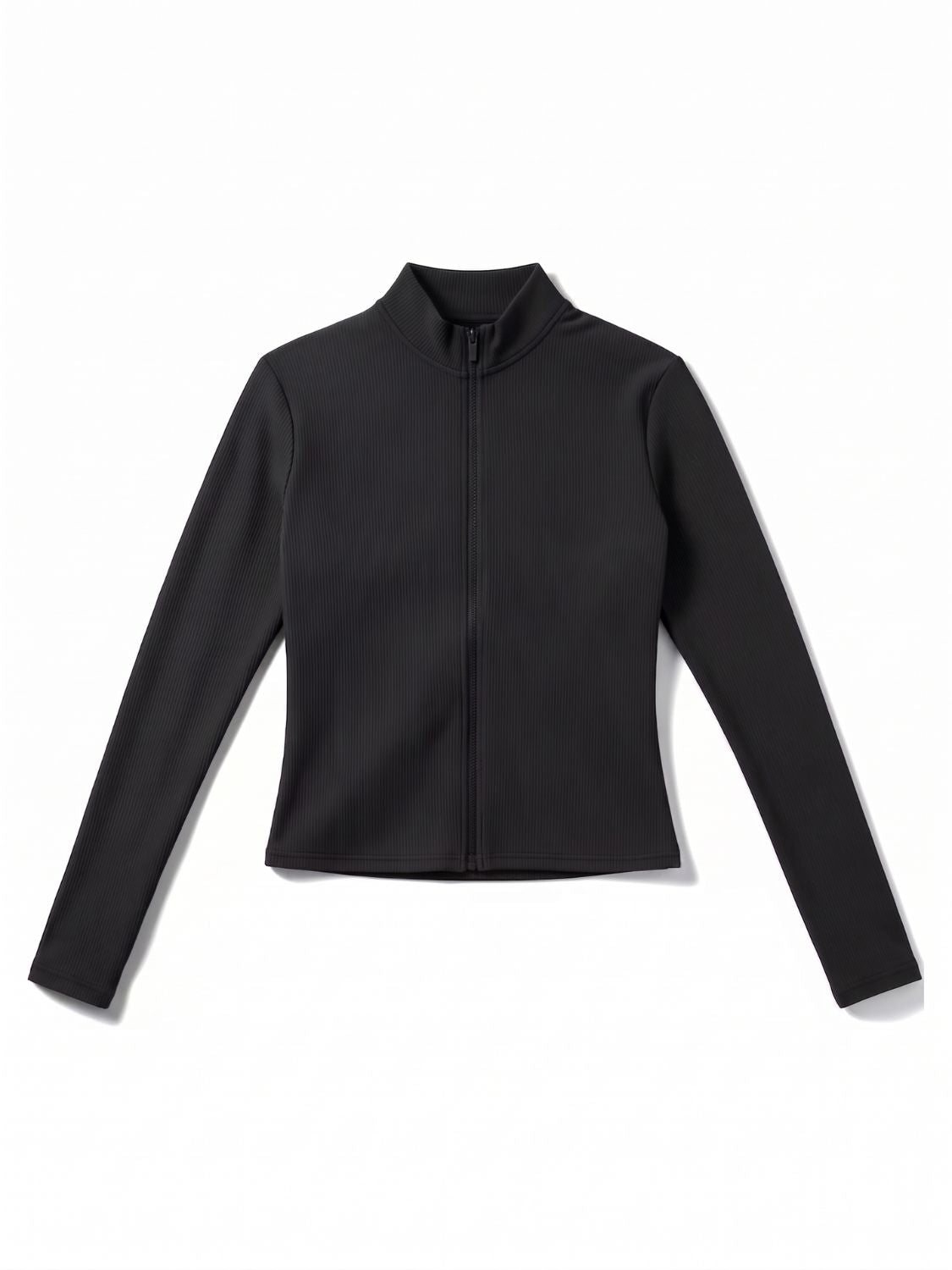 Rib Blue Zip Jacket