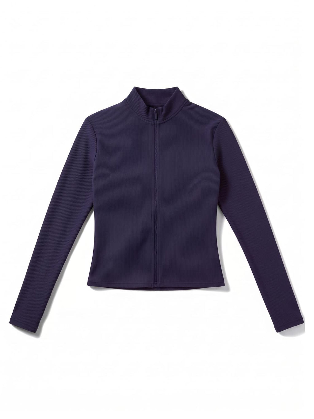 Rib Blue Zip Jacket