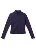 Rib Blue Zip Jacket