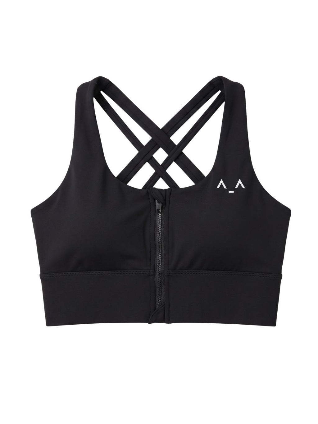 Zip-Front Sculpt Bra Top