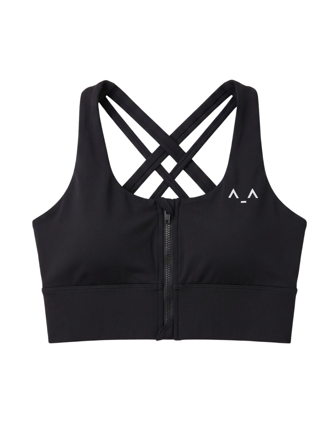 Zip-Front Sculpt Bra Top