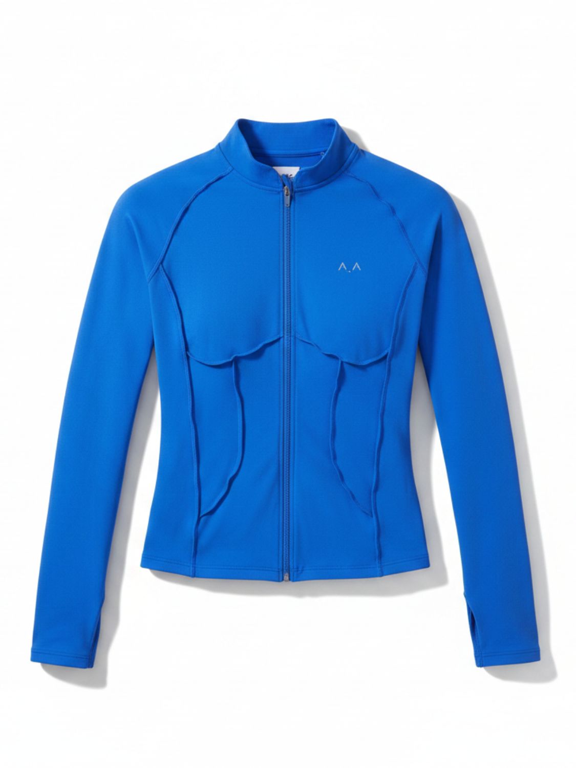 Azure Sculpt Zip Jacket