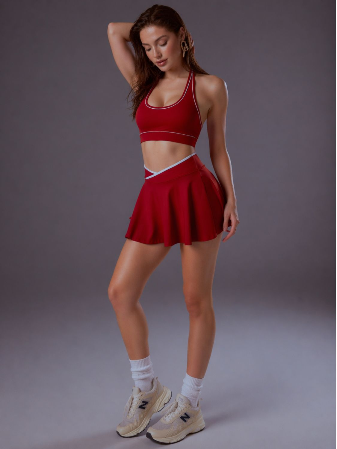Crossline Flare Tennis Skirt