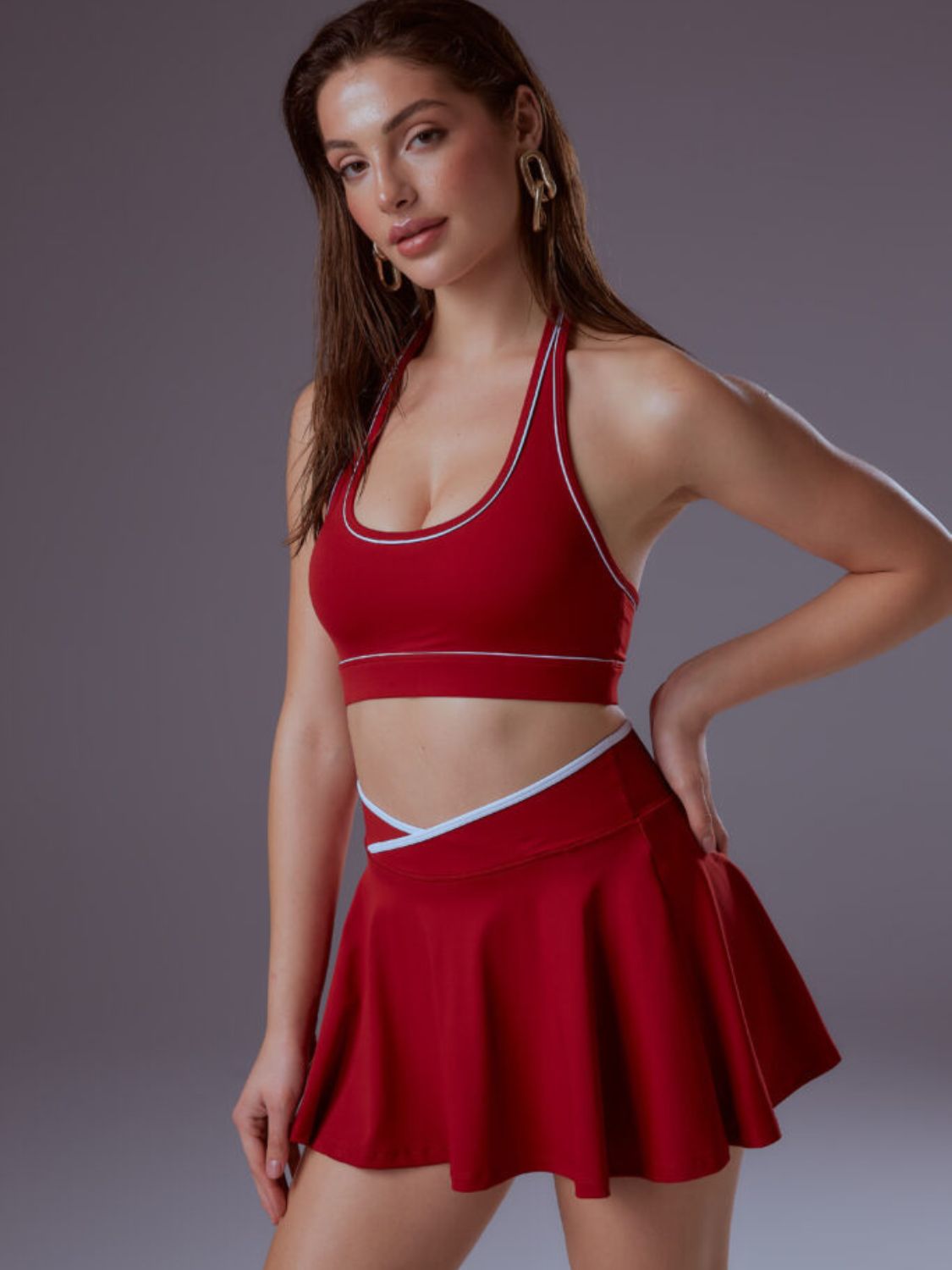 Crossline Flare Tennis Skirt