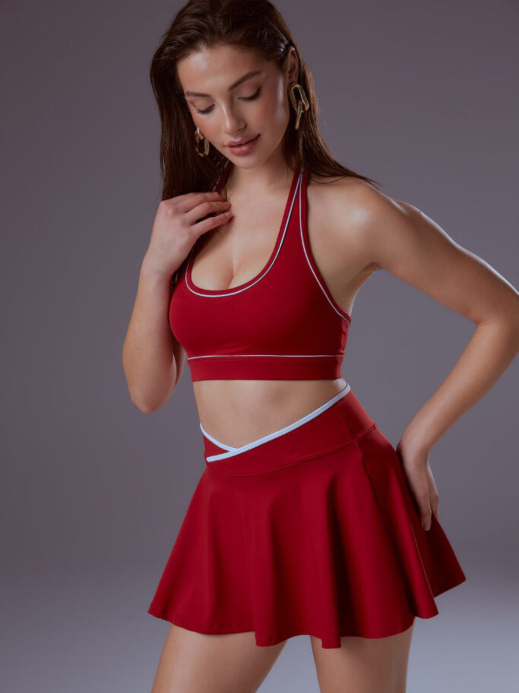 Crossline Flare Tennis Skirt