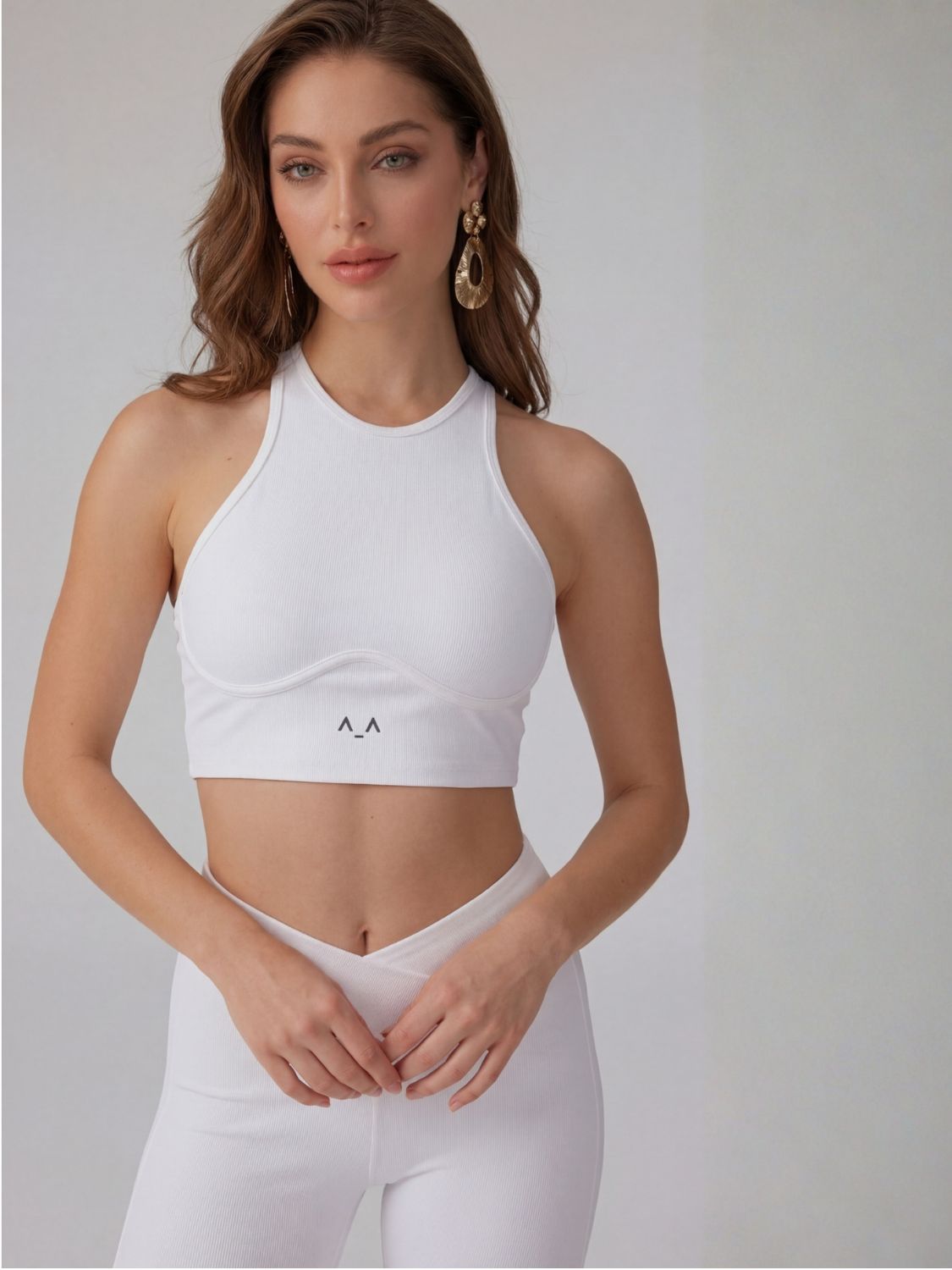 Halter Ribbed Top
