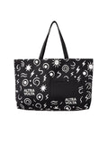 Altra Volta Large Graphic Canvas Tote Bag – Black Edition