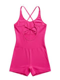 Strappy Back Short Jumpsuit