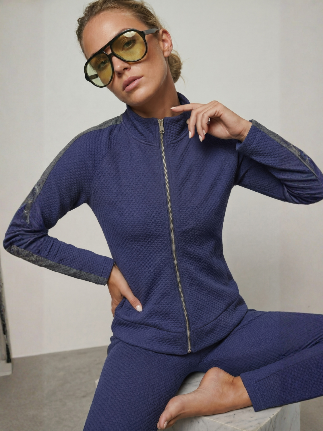 Jacquard Zip Jacket