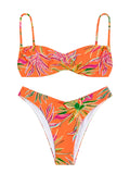 Tropical Sculpted Bikini Set – Coral Garden