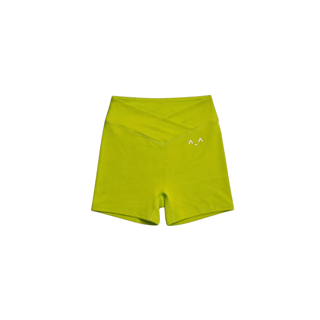 VNeon Lime High-Waist Sculpt Shorts