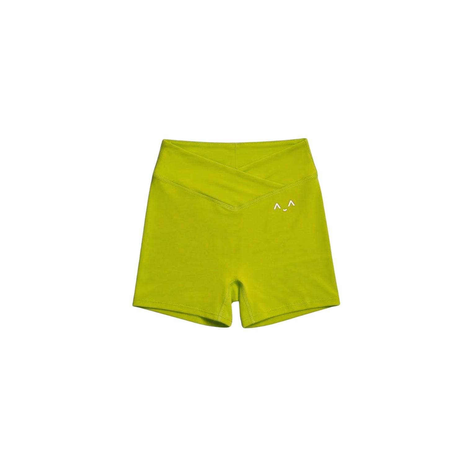 VNeon Lime High-Waist Sculpt Shorts