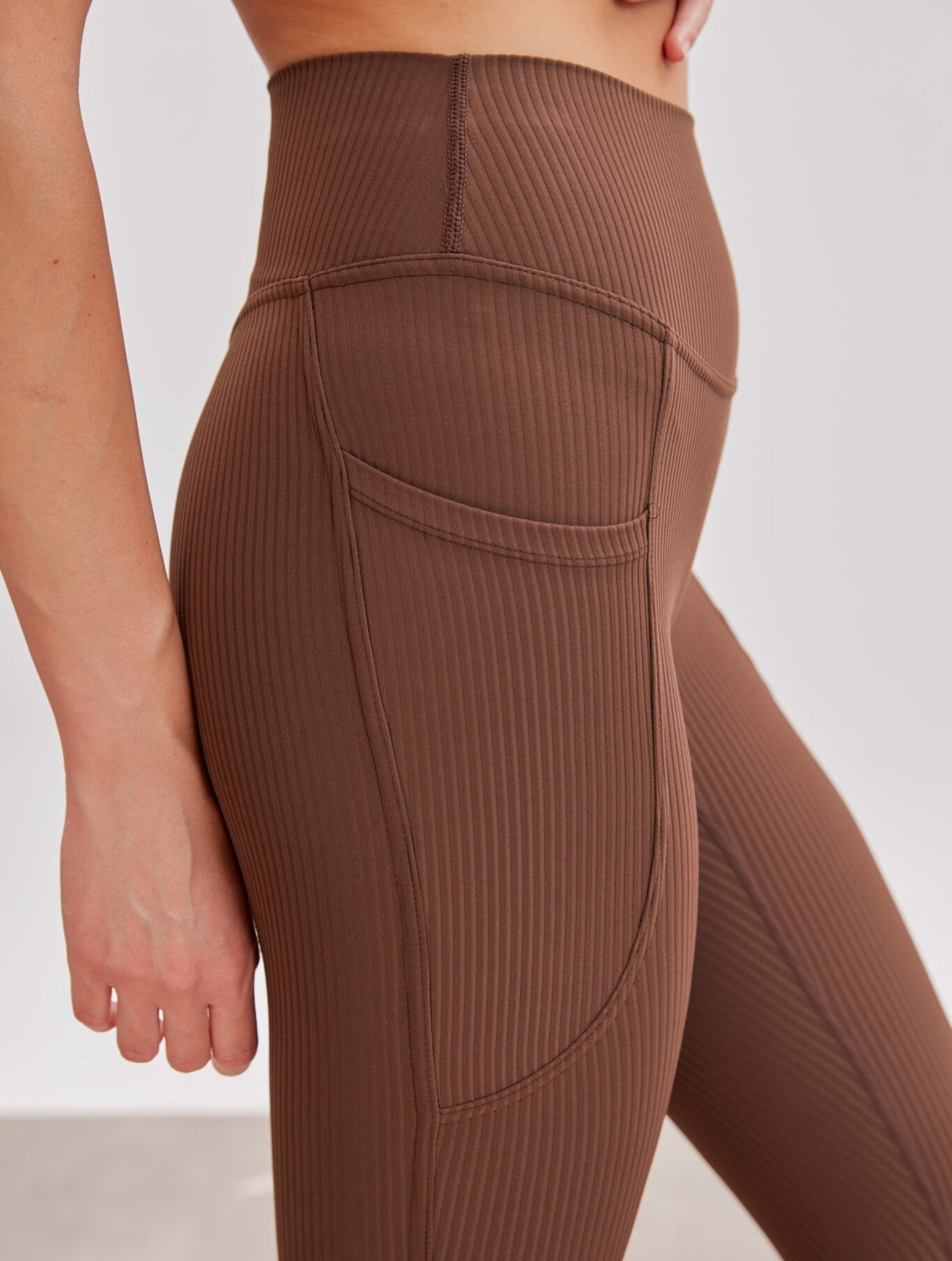 Ribbed High-Waist Leggings