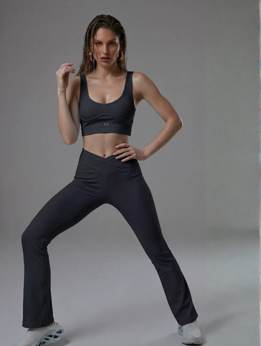 Ribbed Bootcut Leggings