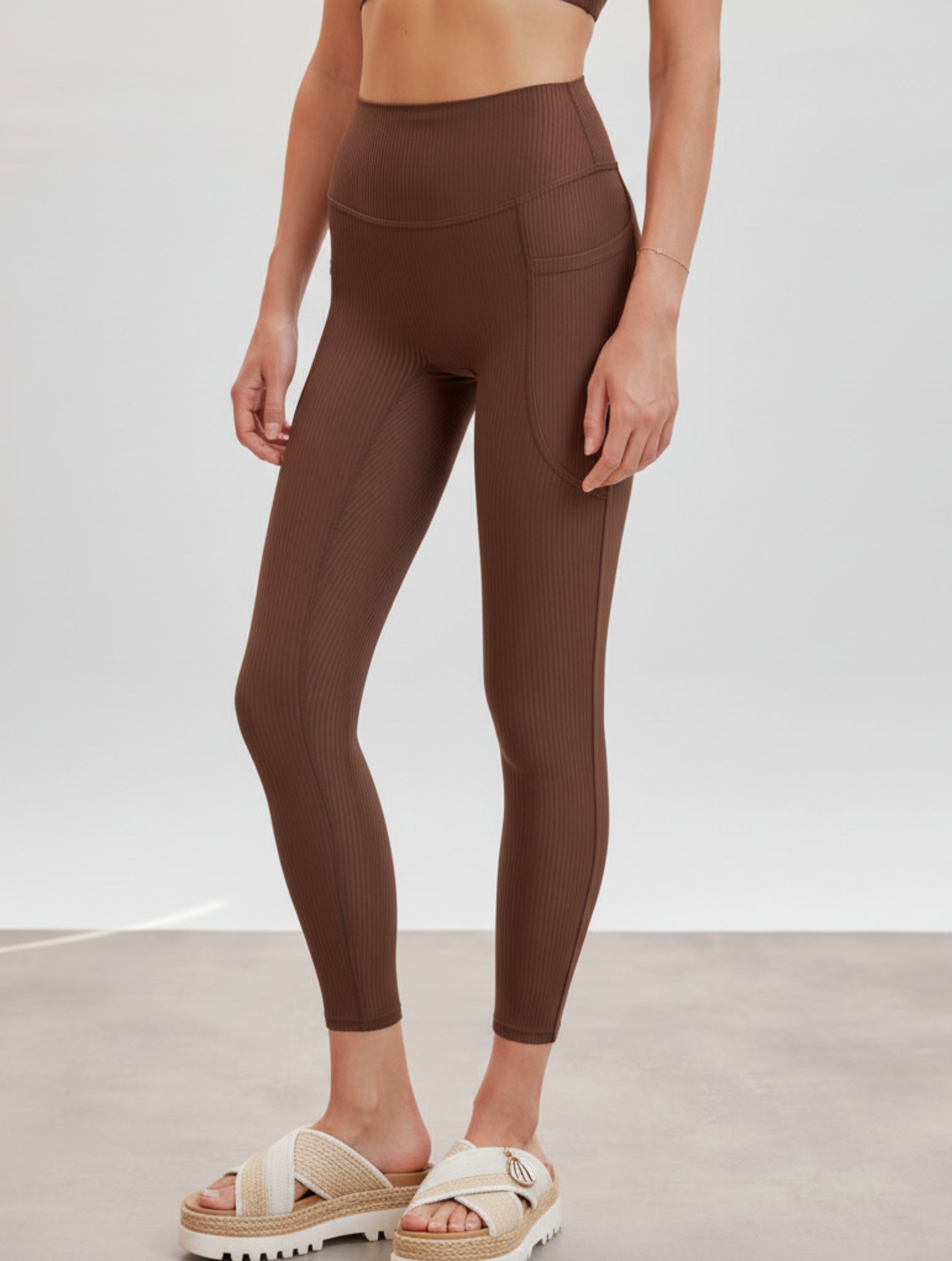 Ribbed High-Waist Leggings
