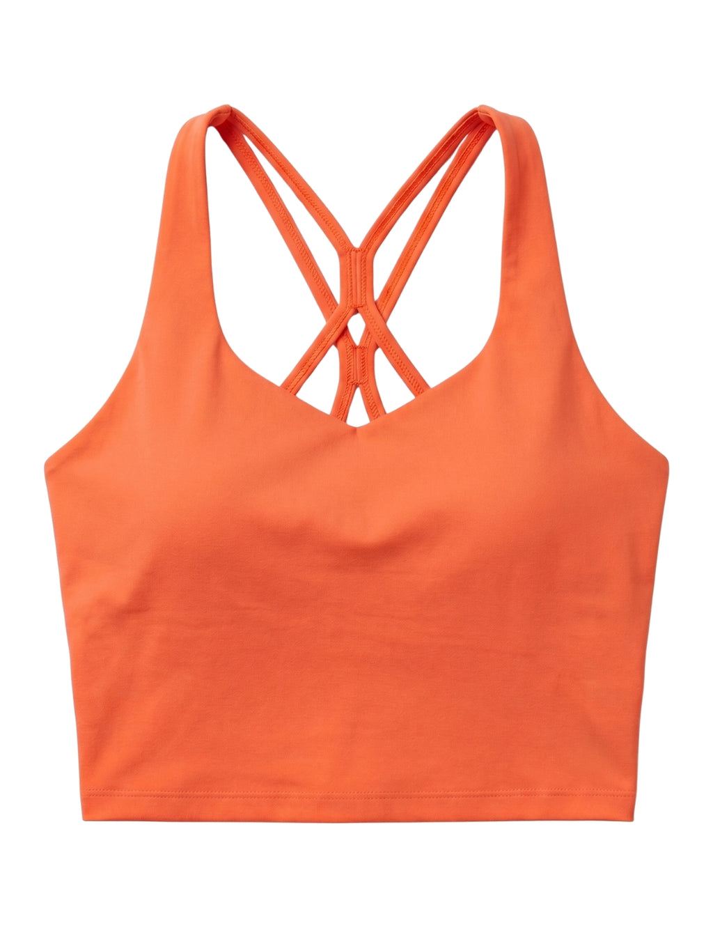Coral Sculpt Cross-Back Active Top